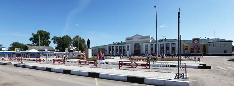 отремонтированный вокзал в Котласе