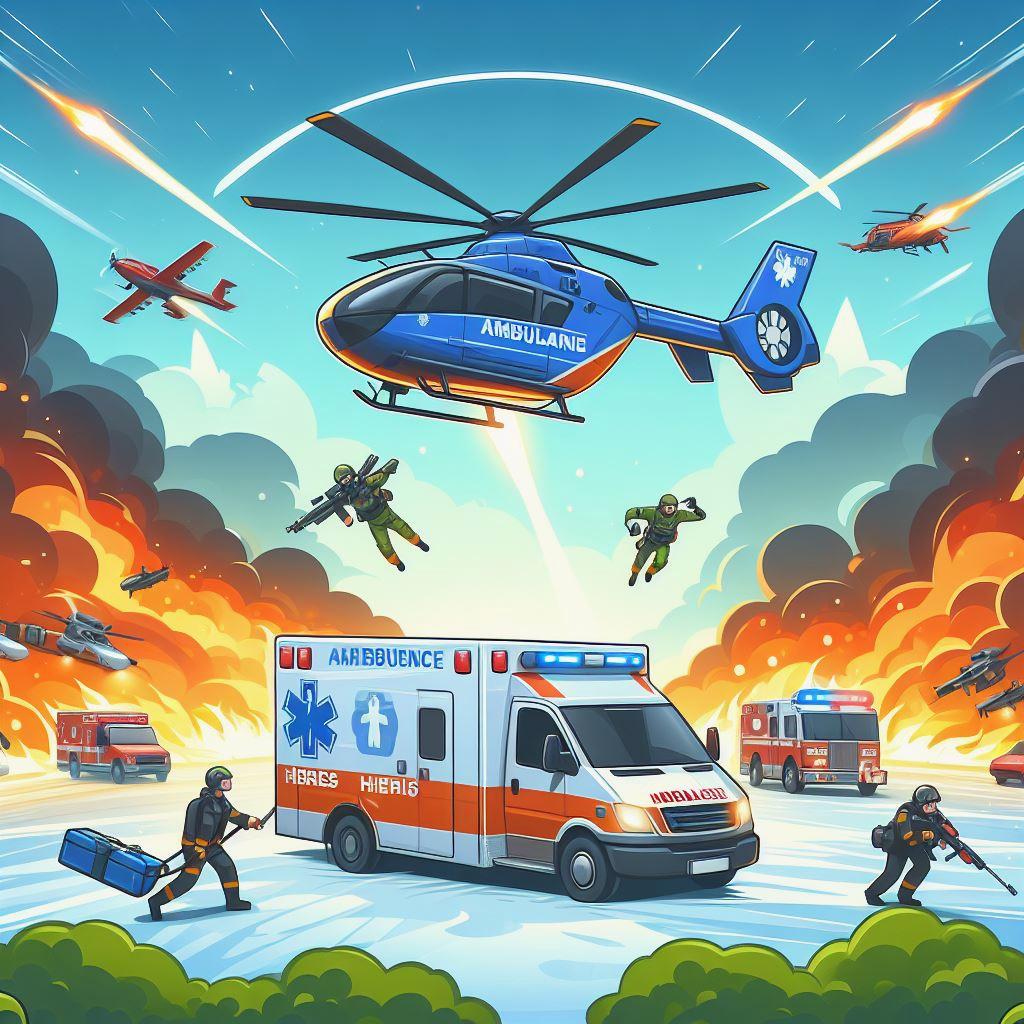 🚁 Герои в экстремальных условиях: как скорая помощь спасает жизни везде: ✈️ В воздухе: особенности авиационной медицинской помощи