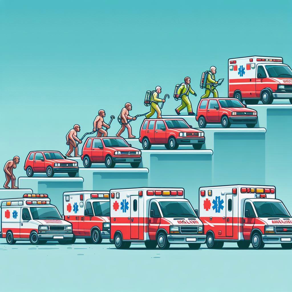 🚑 Эволюция скорой помощи: путешествие от прошлого к настоящему: 🌟 Рождение идеи: первые шаги скорой помощи в истории